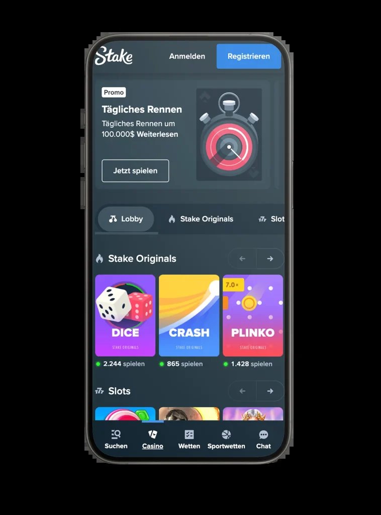 L’expérience mobile avec Stake Casino : un avis - aperçu